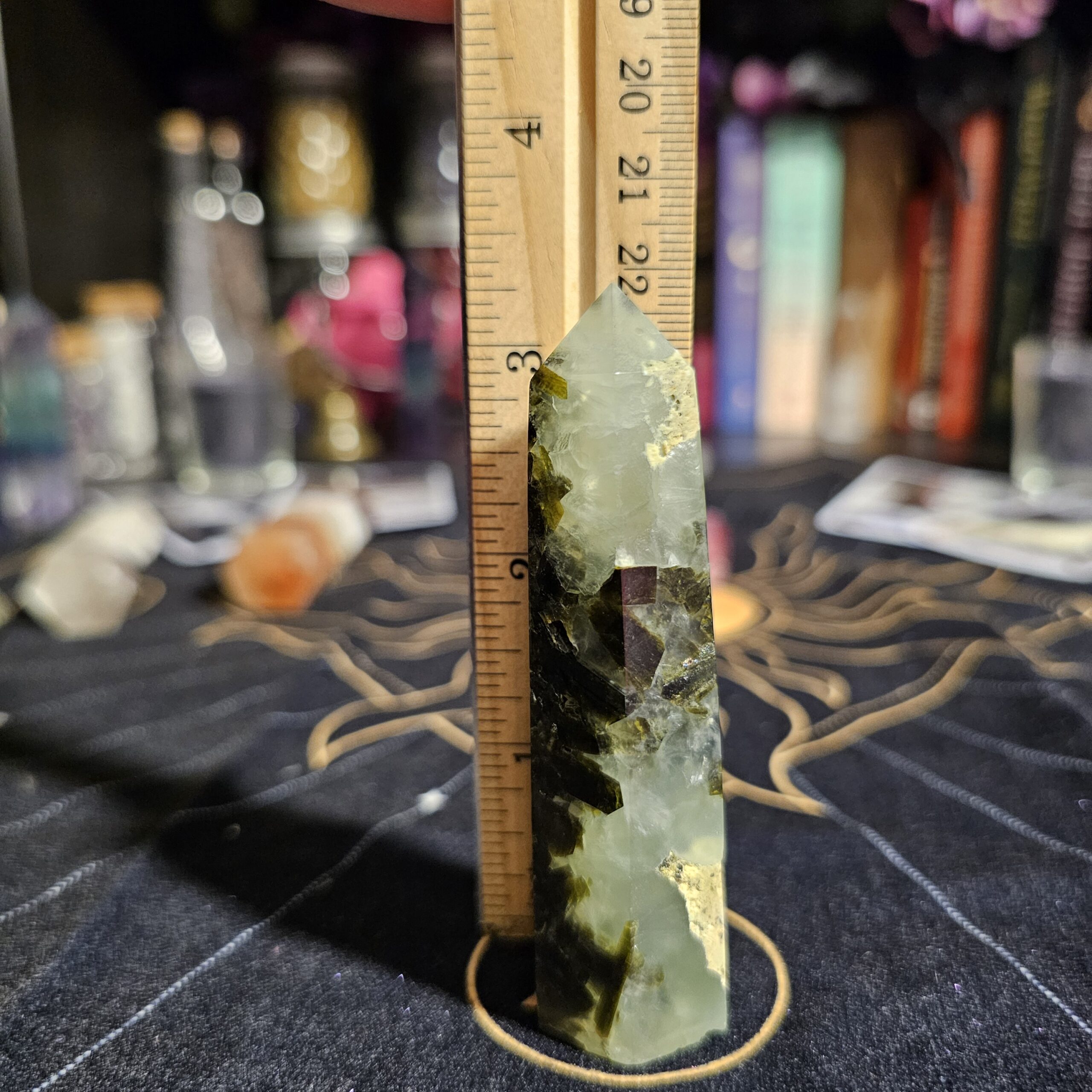 Prehnite with Epidote Inclusion - Image 5