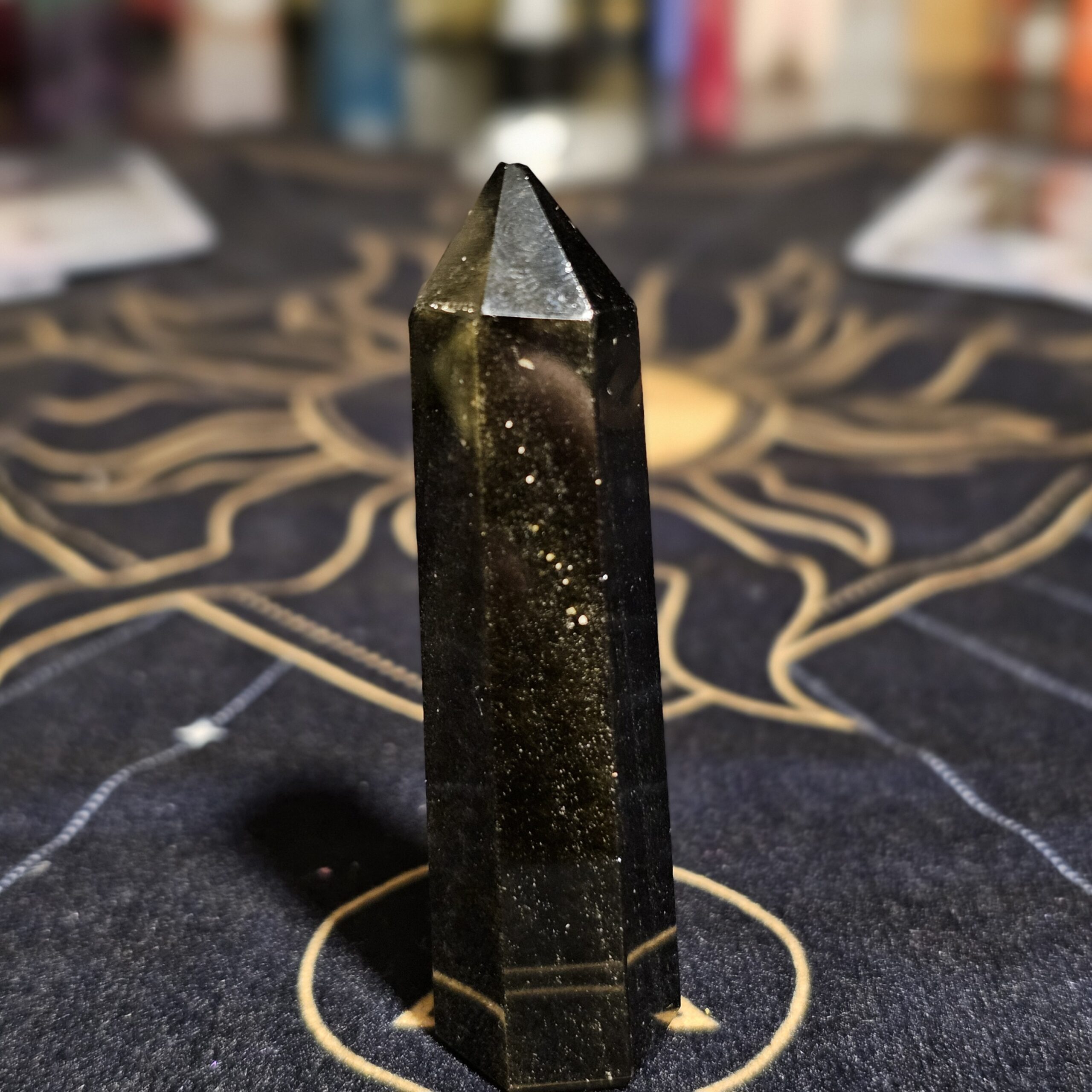 Gold Sheen Obsidian Tower - Image 2