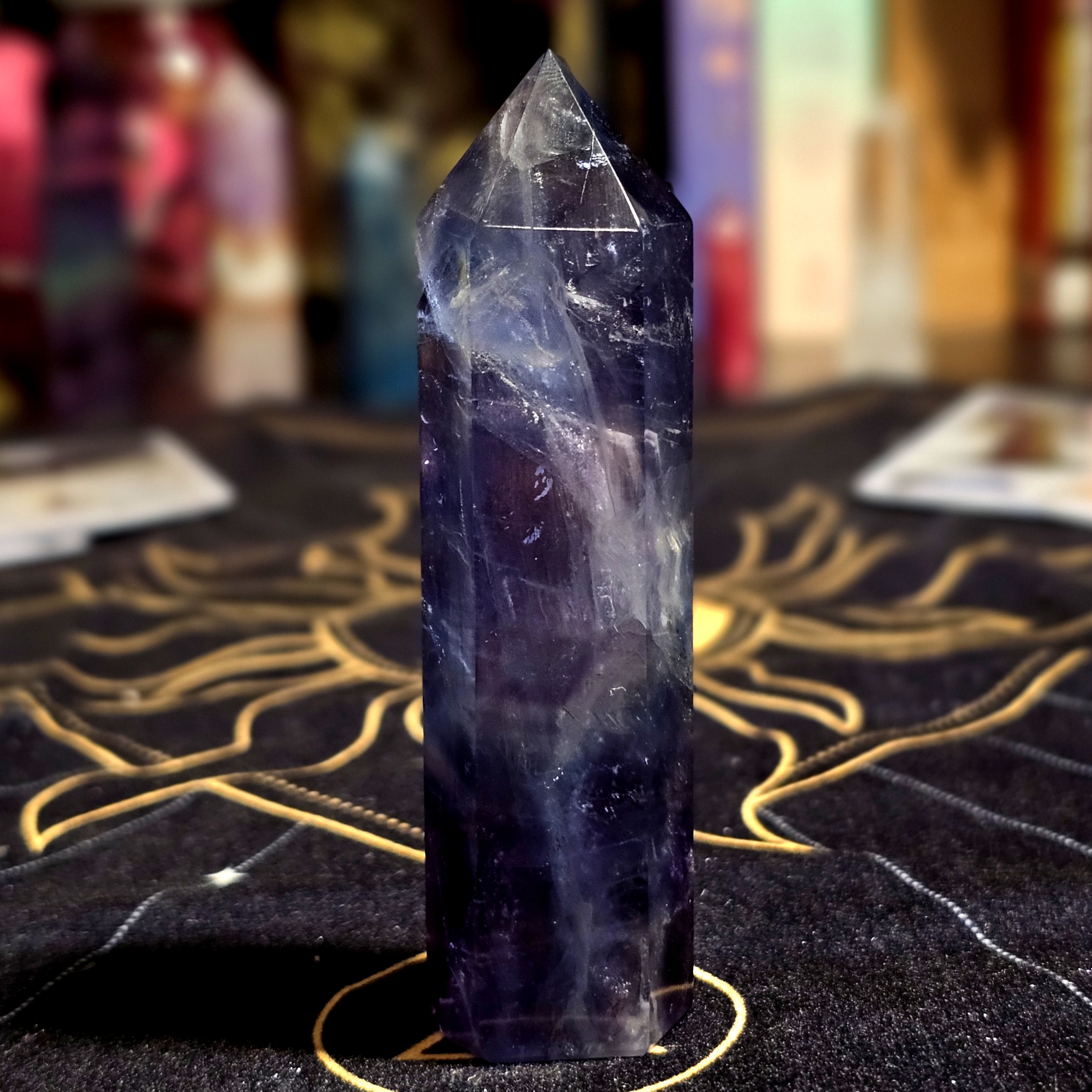 Rainbow Fluorite - Purple & Blue Cloud - Image 3