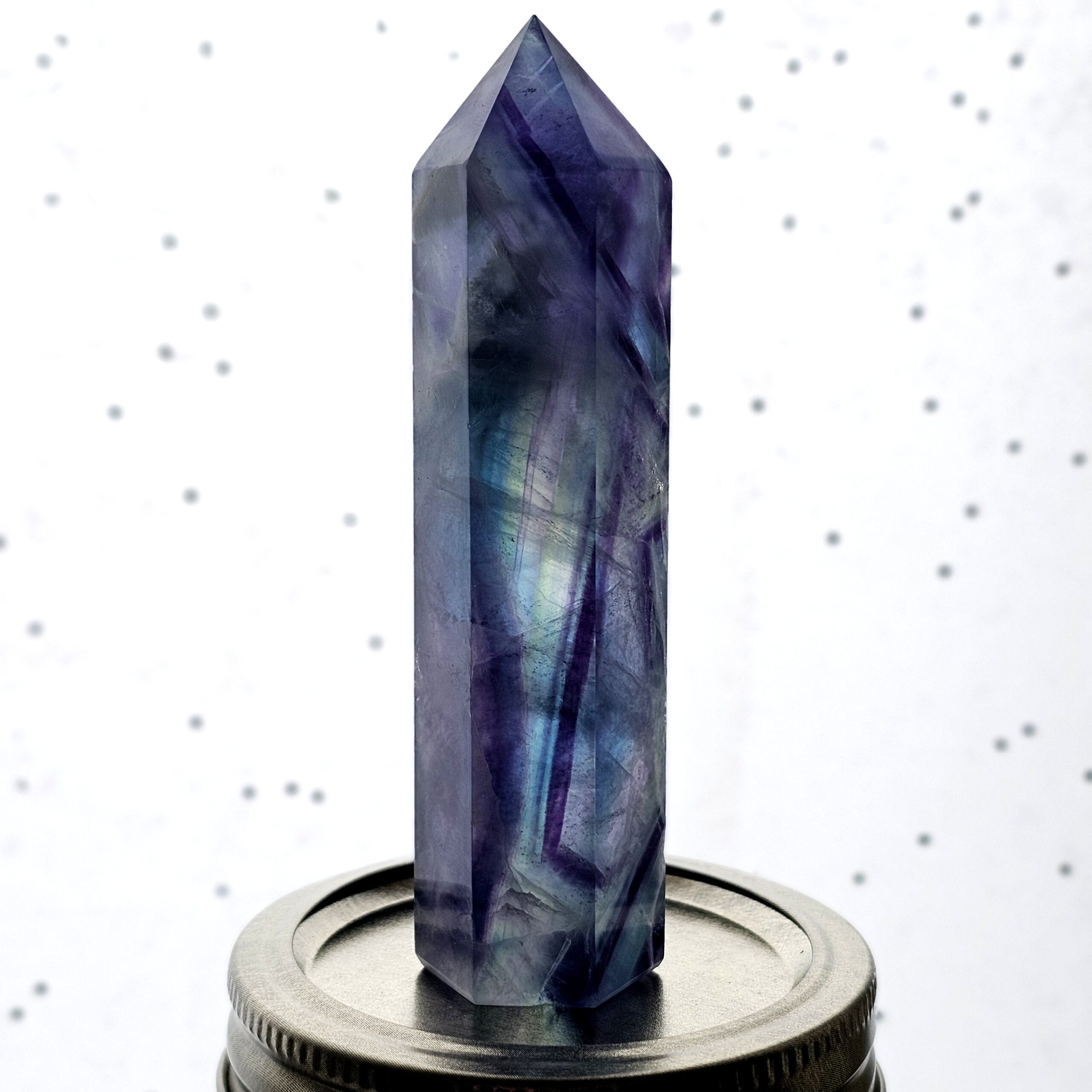 Rainbow Fluorite - Purple & Blue Cloud - Image 2