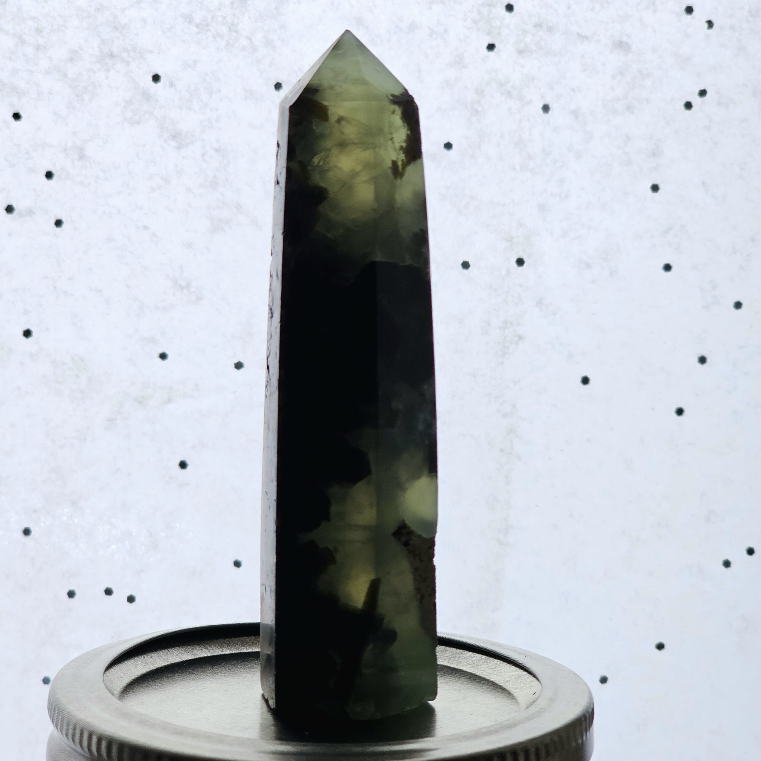 Prehnite with Epidote Inclusion - Image 4