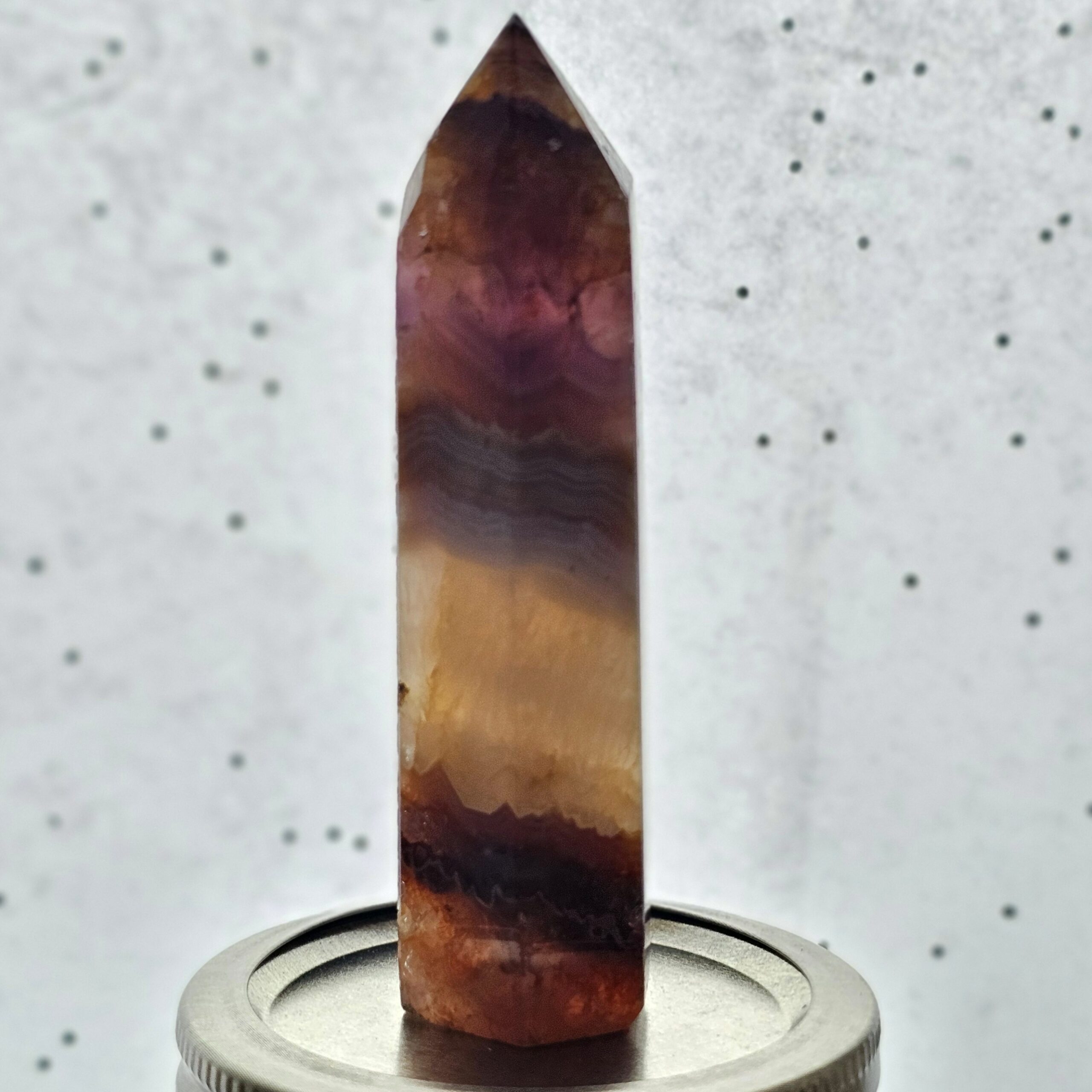 Banded Crazy Lace Agate Tower - Image 4