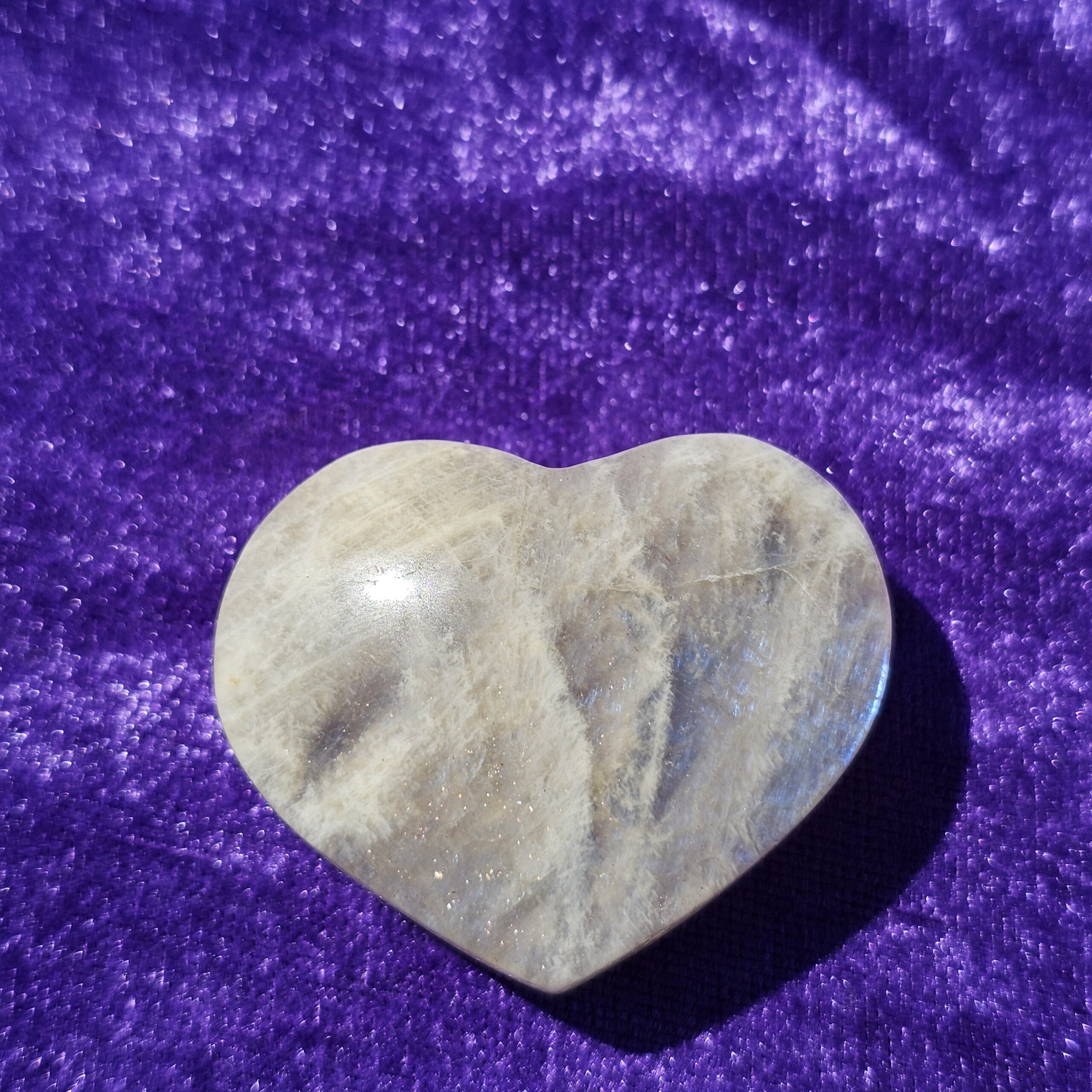 Moonstone Heart Carving - Image 5