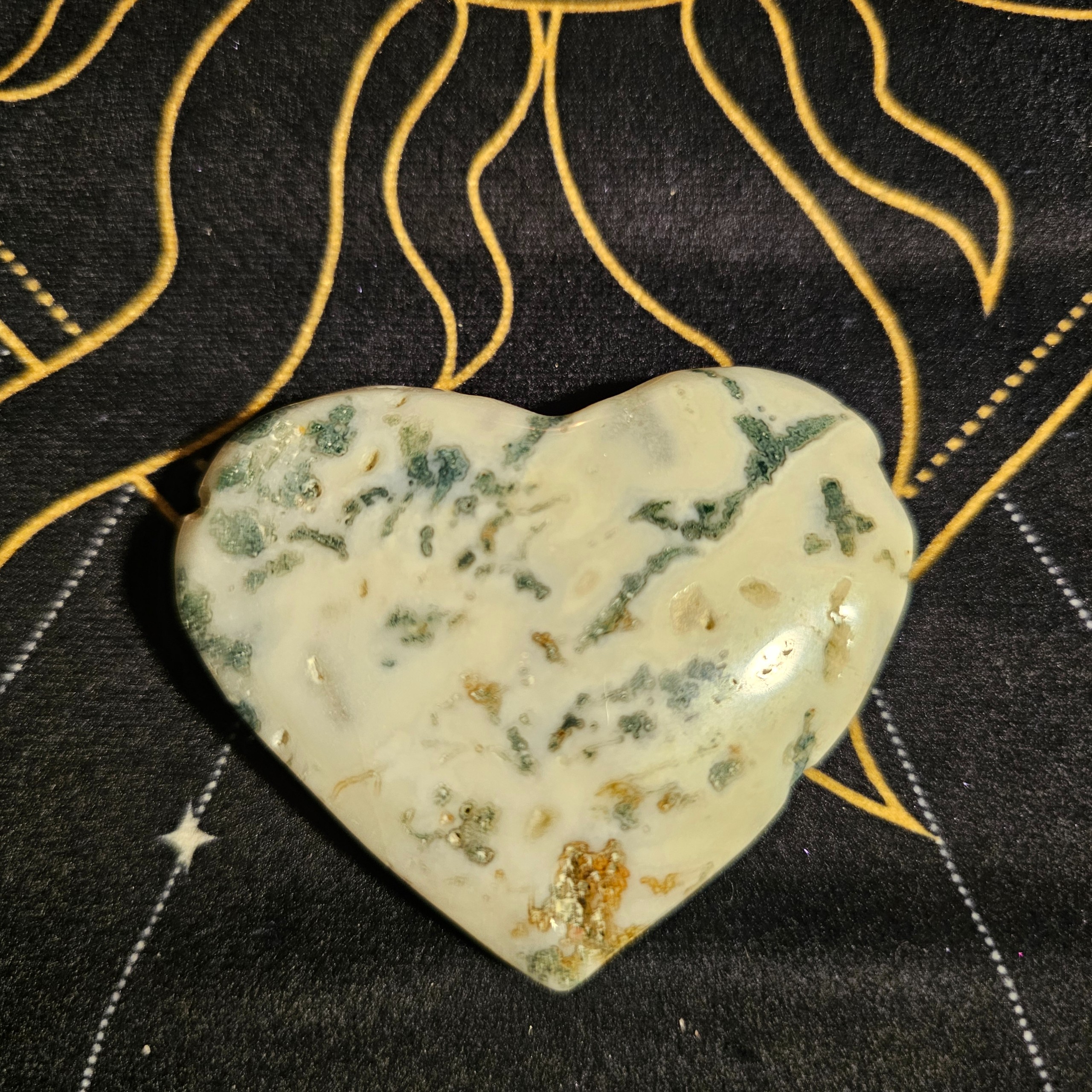 Tree Agate Heart
