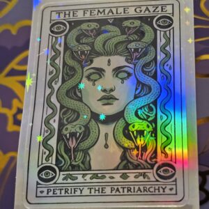 Female Gaze Medusa Holographic
