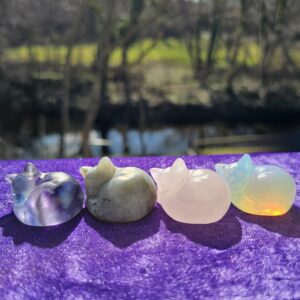 Sleeping Cat Figurine