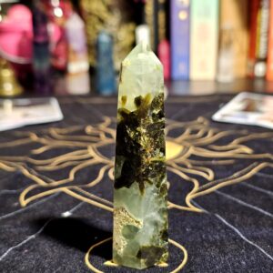 Prehnite with Epidote Inclusion