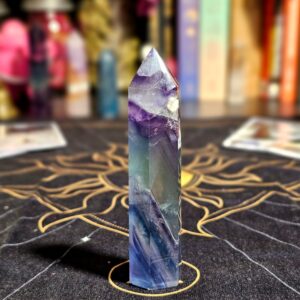 Rainbow Fluorite - Green, Blue, & Purple