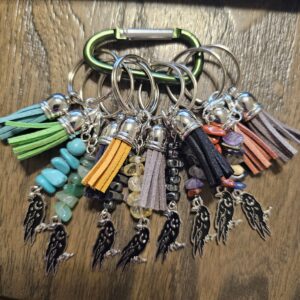 Crow & Crystals Charms