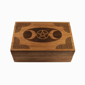 Wooden Box - Pentacle Moon (4 x 6 in.)