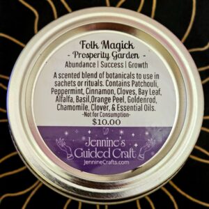Folk Magick Prosperity Garden Botanical Blend