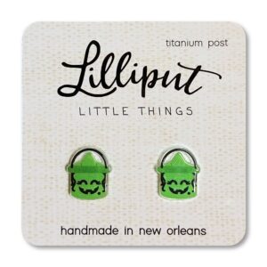 Lilliput Retro Treat Bucket Earrings