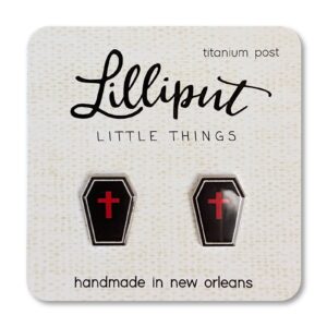 Lilliput Coffin Earrings