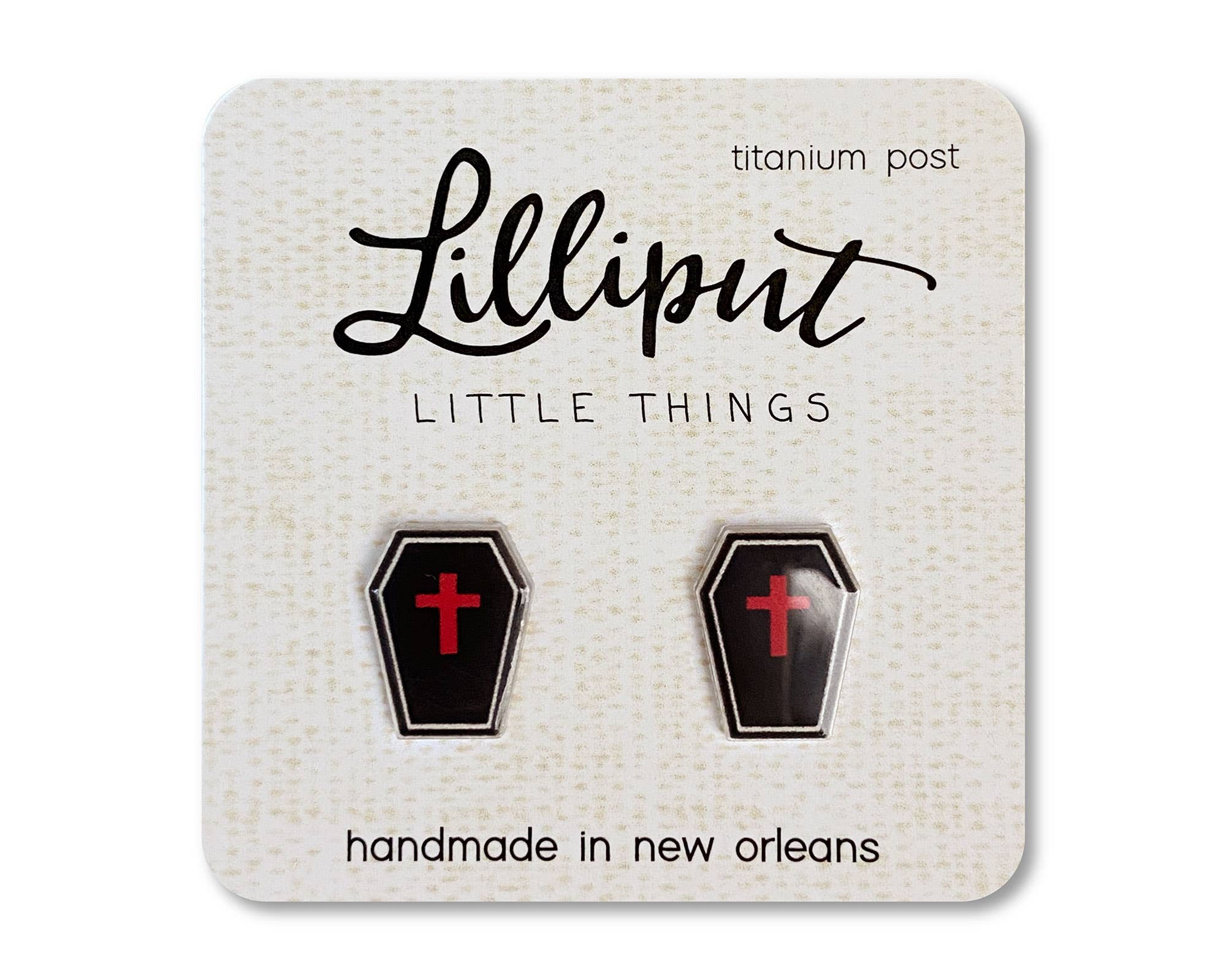 Lilliput Coffin Earrings