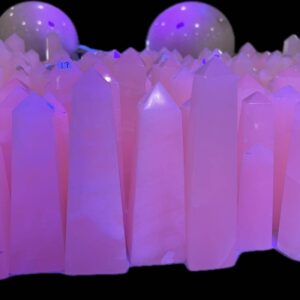 Mangano Pink Calcite Tower